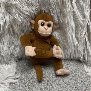 Brown Plush Monkey Pet Toy